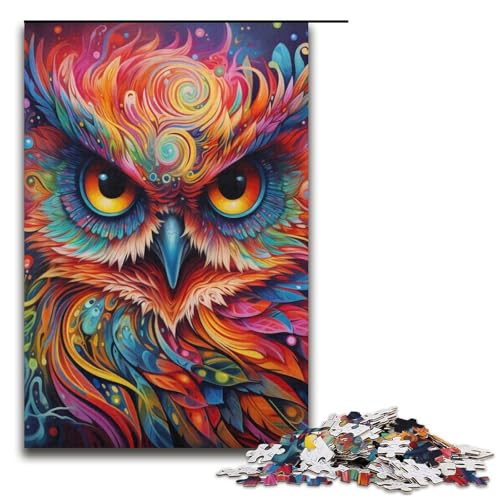 Puzzle für Erwachsene, Farbeule, Puzzle 1000 Teile für Erwachsene, Kartonpuzzle, 14,96 x 10,24 Zoll von WGLINGX