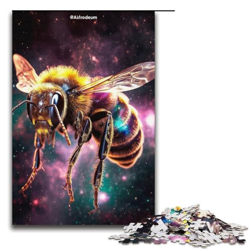 Puzzle für Erwachsene, Galaxy Bee, Puzzles für Erwachsene, 1000 Teile, Papppuzzle für Teenager, Spielzeug, Denkspiel (Größe 38 x 26 cm) von WGLINGX