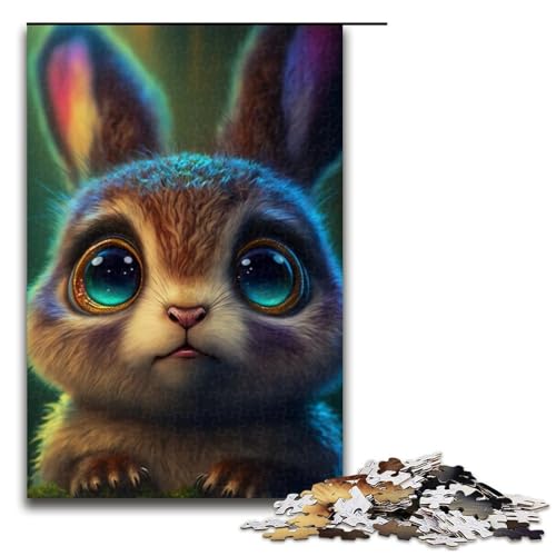 Puzzle für Erwachsene, Hasenbaby-Puzzle, 1000 Teile, Holzpuzzle, 50 x 75 cm Puzzle für Erwachsene, Hasenbaby-Puzzle, 1000 Teile, Holzpuzzle, 50 x 75 cm von WGLINGX