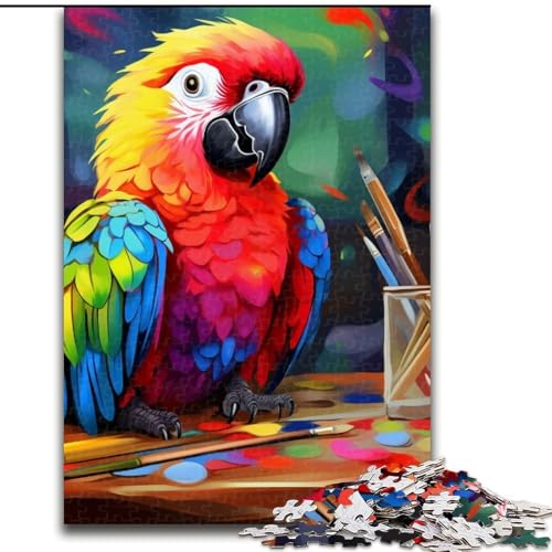 Puzzle für Erwachsene 1000, Papageien-Puzzle, 1000 Teile, Familienbindungsaktivität, Heimdeko-Geschenk, Familienspielzeugspiel (Größe 38x26cm) von WGLINGX