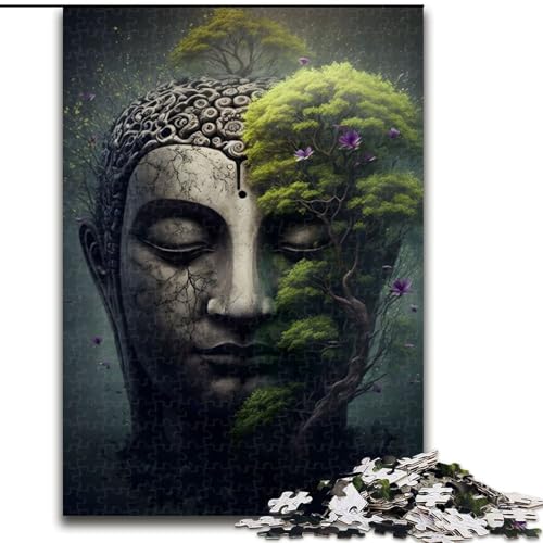 Puzzle für Erwachsene 1000 Buddha in der Natur, 1000-teiliges Puzzle, Denkspiel für Teenager, Familienspieleabend (Größe 50x75cm) von WGLINGX