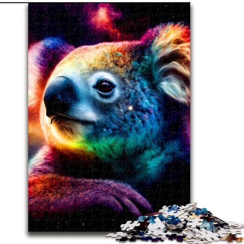 Puzzle für Erwachsene 1000 Koala-Puzzle 1000 Teile, anspruchsvolles Denkspiel für Teenager und Familien (Größe 26x38cm) von WGLINGX