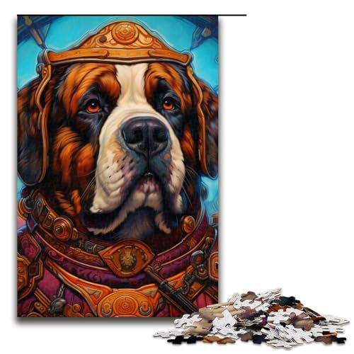 Puzzle für Erwachsene 1000 Steampunk Bernhardiner Puzzle für Erwachsene Holzpuzzle Lernspiel 19,69x29,53 Zoll Puzzle für Erwachsene 1000 Steampunk Bernhardiner Puzzle für Erwachsene Holzpuzzle Lernspiel 19,69x29,53 Zoll von WGLINGX