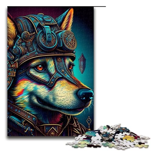 Puzzle für Erwachsene 1000 Steampunk Husky Puzzle für Erwachsene Holzpuzzle Lernspiel 19,69x29,53 Zoll Puzzle für Erwachsene 1000 Steampunk Husky Puzzle für Erwachsene Holzpuzzle Lernspiel 19,69x29,53 Zoll von WGLINGX