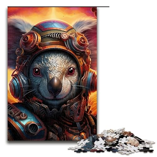 Puzzle für Erwachsene 1000 Steampunk Koala Puzzle für Erwachsene Holzpuzzle Lernspiel 19,69x29,53 Zoll Puzzle für Erwachsene 1000 Steampunk Koala Puzzle für Erwachsene Holzpuzzle Lernspiel 19,69x29,53 Zoll von WGLINGX