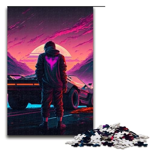 Puzzle für Erwachsene 1000 Synthwave Puzzle für Erwachsene Holzpuzzle Lernspiel 19,69x29,53 Zoll Puzzle für Erwachsene 1000 Synthwave Puzzle für Erwachsene Holzpuzzle Lernspiel 19,69x29,53 Zoll von WGLINGX