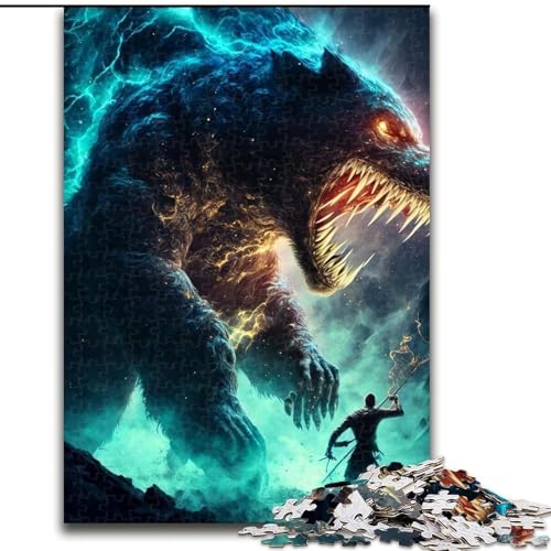 Puzzle für Erwachsene 1000 Teile, Das Monster-Puzzle 1000 Teile für Erwachsene, Weihnachten, Halloween, Muttertag, Neujahr, Ostern, Geschenk, Größe 26x38cm Puzzle für Erwachsene 1000 Teile, Das Monster-Puzzle 1000 Teile für Erwachsene, Weihnachten, Halloween, Muttertag, Neujahr, Ostern, Geschenk, Größe 26x38cm von WGLINGX