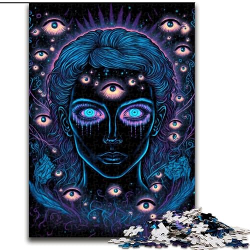 Puzzle für Erwachsene 1000 Teile, Infinite Vision Puzzles 1000 Teile für Erwachsene, Weihnachten, Halloween, Muttertag, Neujahr, Ostern, Geschenk, Größe 50x75cm Puzzle für Erwachsene 1000 Teile, Infinite Vision Puzzles 1000 Teile für Erwachsene, Weihnachten, Halloween, Muttertag, Neujahr, Ostern, Geschenk, Größe 50x75cm von WGLINGX