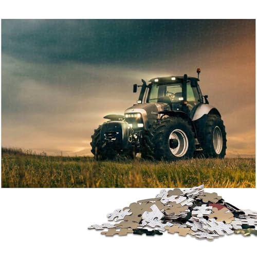 Puzzle für Erwachsene 1000 Teile Landwirtschaftliche Werkzeuge Traktoren Puzzles Angebot als Geschenk für die ganze Familie Größe 38x26cm von WGLINGX