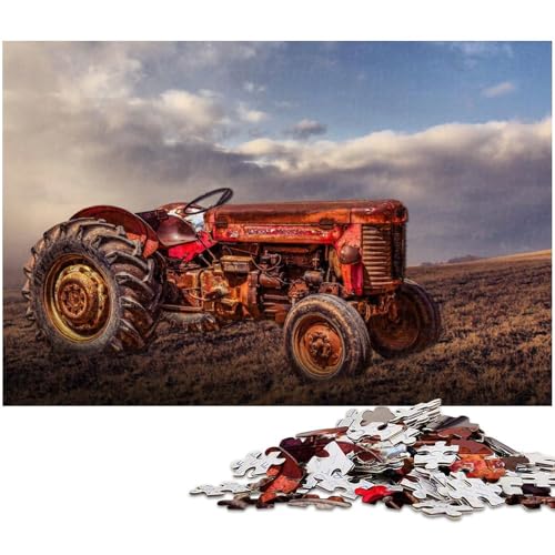 Puzzle für Erwachsene 1000 Teile Landwirtschaftliche Werkzeuge Traktoren Puzzles Angebot als Geschenk für die ganze Familie Größe 38x26cm von WGLINGX