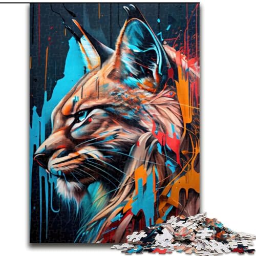 Puzzle für Erwachsene 1000 Teile Lynx Panorama-Set Links Puzzle für Erwachsene 1000 Teile Herausforderndes DIY-Denkspiel für Teenager Größe 50X75CM Puzzle für Erwachsene 1000 Teile Lynx Panorama-Set Links Puzzle für Erwachsene 1000 Teile Herausforderndes DIY-Denkspiel für Teenager Größe 50X75CM von WGLINGX
