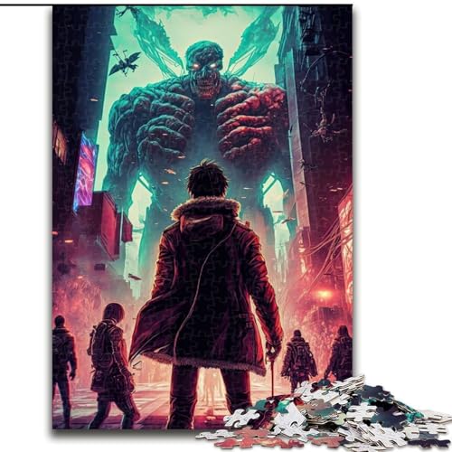 Puzzle für Erwachsene 1000 Teile Monster Invasion Puzzle 1000 Teile für Erwachsene Weihnachten Halloween Muttertag Neujahr Ostergeschenk Größe 50X75CM Puzzle für Erwachsene 1000 Teile Monster Invasion Puzzle 1000 Teile für Erwachsene Weihnachten Halloween Muttertag Neujahr Ostergeschenk Größe 50X75CM von WGLINGX