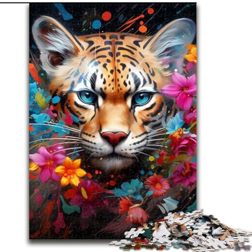 Puzzle für Erwachsene 1000 Teile Ozelot 1000 Teile Puzzle Geschenke Heimdeko Geschenk, Denkspiel (Größe 50x75cm) von WGLINGX