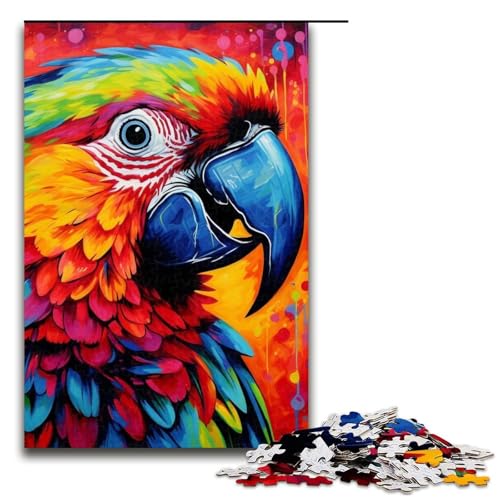 Puzzle für Erwachsene 1000 Teile Tiere Vögel Papageien Puzzle für Erwachsene Herausforderndes Spiel 29,53x19,69 Zoll Puzzle für Erwachsene 1000 Teile Tiere Vögel Papageien Puzzle für Erwachsene Herausforderndes Spiel 29,53x19,69 Zoll von WGLINGX