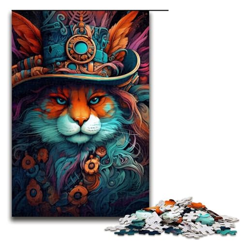 Puzzle für Erwachsene 1000 Teile Tierfuchs Herausforderndes Spiel Puzzles Staycation Totschlagzeit 29,53x19,69 Zoll von WGLINGX