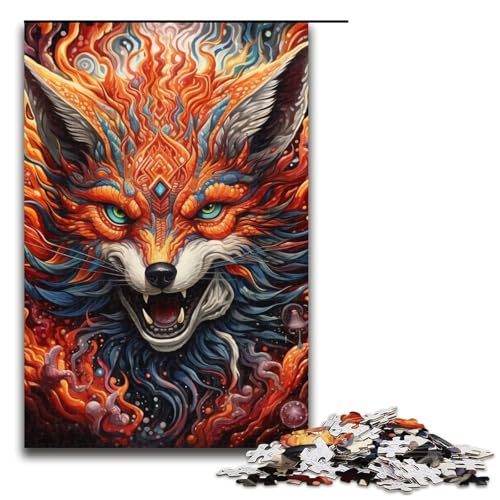 Puzzle für Erwachsene 1000 Teile Tierfüchse Herausforderndes Spiel Puzzles Staycation Totschlagzeit 29,53x19,69 Zoll Puzzle für Erwachsene 1000 Teile Tierfüchse Herausforderndes Spiel Puzzles Staycation Totschlagzeit 29,53x19,69 Zoll von WGLINGX