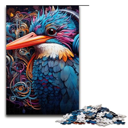 Puzzle für Erwachsene 1000 Teile Tiervogel Herausforderndes Spiel Puzzles Staycation Totschlagzeit 29,53x19,69 Zoll von WGLINGX