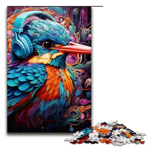 Puzzle für Erwachsene 1000 Teile Tiervogel Herausforderndes Spiel Puzzles Staycation Totschlagzeit 29,53x19,69 Zoll von WGLINGX