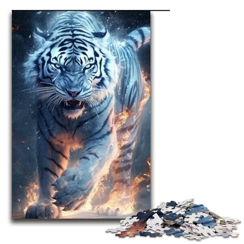 Puzzle für Erwachsene 1000 Tiger Puzzle für Erwachsene Holzpuzzle Lernspiel 19,69x29,53 Zoll Puzzle für Erwachsene 1000 Tiger Puzzle für Erwachsene Holzpuzzle Lernspiel 19,69x29,53 Zoll von WGLINGX