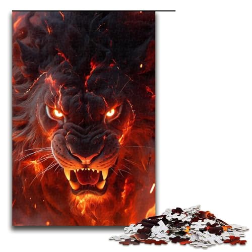 Puzzle für Erwachsene 1000 Tiger Puzzle für Erwachsene Holzpuzzle Lernspiel 19,69x29,53 Zoll Puzzle für Erwachsene 1000 Tiger Puzzle für Erwachsene Holzpuzzle Lernspiel 19,69x29,53 Zoll von WGLINGX