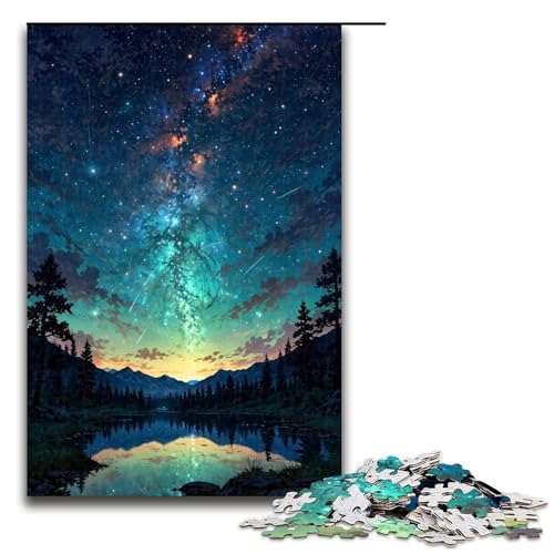 Puzzle für Erwachsene im japanischen Stil, 1000 Holzpuzzles (Größe 50 x 75 cm) von WGLINGX