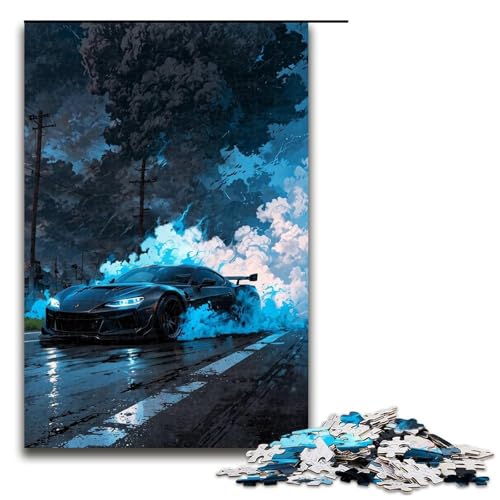 Puzzle für Erwachsene im japanischen Stil, 1000 Holzpuzzles (Größe 50 x 75 cm) von WGLINGX