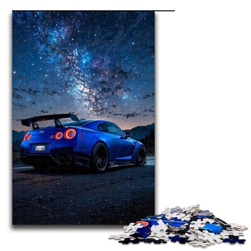 Puzzle für Erwachsene im japanischen Stil, 1000 Holzpuzzles (Größe 50 x 75 cm) von WGLINGX