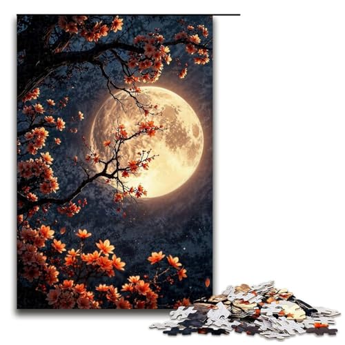 Puzzle für Erwachsene im japanischen Stil, 1000 Holzpuzzles (Größe 50 x 75 cm) von WGLINGX