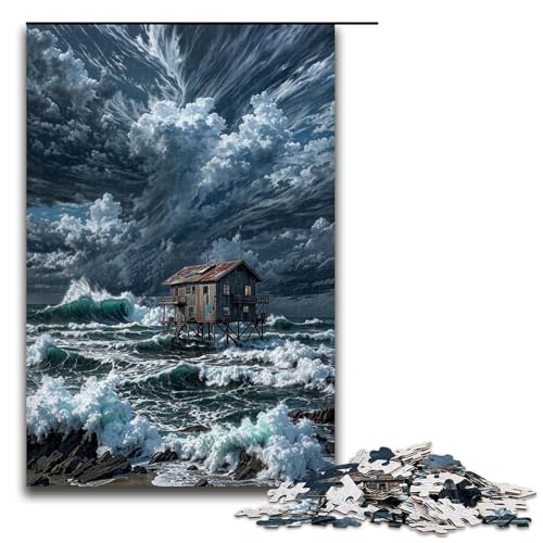 Puzzle für Erwachsene im japanischen Stil, 1000 Holzpuzzles (Größe 50 x 75 cm) von WGLINGX