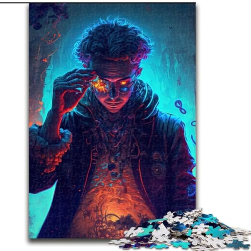 Puzzle für Erwachsene mit 1000 Fantasy-Figuren, 1000-teiliges Puzzle, Denkspiel für Teenager, Spieleabend mit der Familie (Größe 26x38cm) von WGLINGX