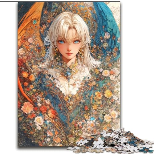 Puzzle für Erwachsene mit 1000 Teilen, Anime-Mädchen-Puzzle, 1000 Teile, Heimdekorationsgeschenk, Denkspiel (Größe 26x38cm) von WGLINGX