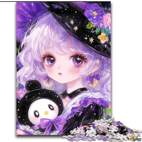 Puzzle für Erwachsene mit 1000 Teilen, Anime-Mädchen-Puzzle, 1000 Teile, Heimdekorationsgeschenk, Denkspiel (Größe 26x38cm) von WGLINGX