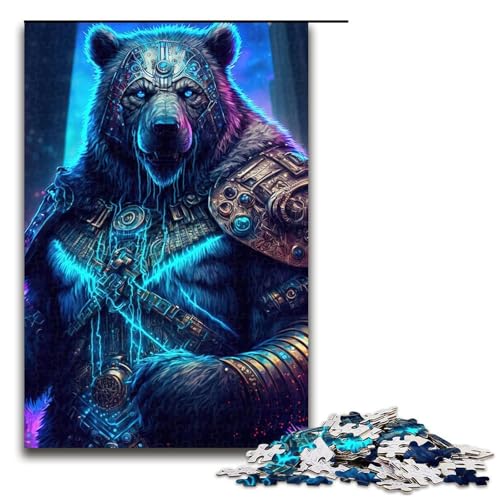 Puzzle für Erwachsene mit 1000 Teilen, Astral Bear Warriors Puzzle, Denkspiel, anspruchsvoll, Aber unterhaltsam und humorvoll, 50 x 75 cm Puzzle für Erwachsene mit 1000 Teilen, Astral Bear Warriors Puzzle, Denkspiel, anspruchsvoll, Aber unterhaltsam und humorvoll, 50 x 75 cm von WGLINGX