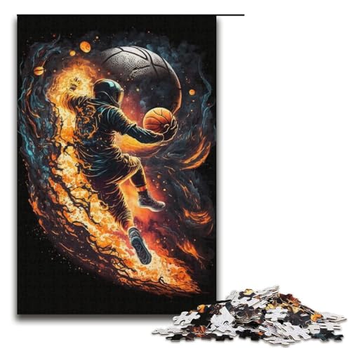 Puzzle für Erwachsene mit 1000 Teilen, Astronauten-Puzzle, Denkspiel, anspruchsvoll, Aber unterhaltsam und humorvoll, 38 x 26 cm Puzzle für Erwachsene mit 1000 Teilen, Astronauten-Puzzle, Denkspiel, anspruchsvoll, Aber unterhaltsam und humorvoll, 38 x 26 cm von WGLINGX