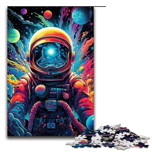 Puzzle für Erwachsene mit 1000 Teilen, Astronauten-Puzzle, Denkspiel, anspruchsvoll, Aber unterhaltsam und humorvoll, 50 x 75 cm Puzzle für Erwachsene mit 1000 Teilen, Astronauten-Puzzle, Denkspiel, anspruchsvoll, Aber unterhaltsam und humorvoll, 50 x 75 cm von WGLINGX
