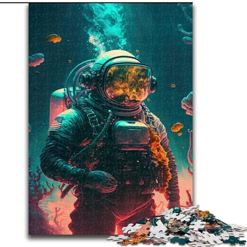 Puzzle für Erwachsene mit 1000 Teilen, Deep End Celestial Diver, 1000 Teile, anspruchsvolles Denkspiel für Teenager, perfekt als Heimdekoration oder Geschenk, Größe 50x75cm von WGLINGX