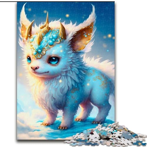 Puzzle für Erwachsene mit 1000 Teilen, Drachenbaby-Puzzle, 1000 Teile, für Jugendliche ab 14 Jahren, Heimdekoration (Größe 26x38cm) von WGLINGX