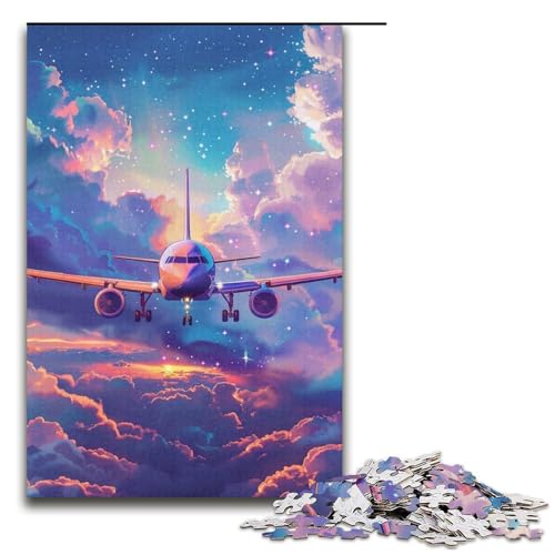 Puzzle für Erwachsene mit 1000 Teilen, Flugzeuge in den Wolken, Denkspiel, anspruchsvoll, Aber unterhaltsam und humorvoll, 38 x 26 cm Puzzle für Erwachsene mit 1000 Teilen, Flugzeuge in den Wolken, Denkspiel, anspruchsvoll, Aber unterhaltsam und humorvoll, 38 x 26 cm von WGLINGX