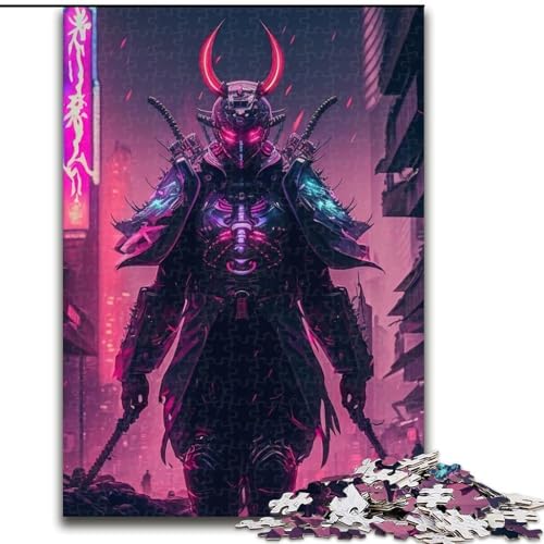 Puzzle für Erwachsene mit 1000 Teilen, Krieger-Puzzle, 1000-teiliges Spielzeug, Geschenk, pädagogisches, intellektuelles, entspannendes Familienspiel (Größe 26x38cm) von WGLINGX