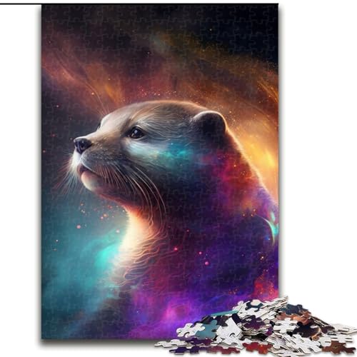 Puzzle für Erwachsene mit 1000 Teilen, Otternebel, 1000 Puzzleteile, Spaß für die ganze Familie, Basteln, perfekt für Geburtstage, Feiertage (Größe 50x75cm) von WGLINGX
