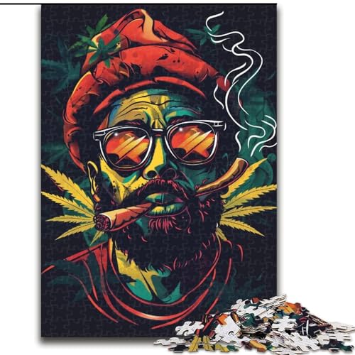 Puzzle für Erwachsene mit 1000 Teilen, Rauch-Puzzle, 1000 Teile, Heimdekorationsgeschenk, Denkspiel (Größe 50x75cm) von WGLINGX