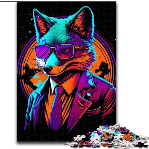 Puzzle für Erwachsene mit 1000 Teilen, Red Fox Bouncer Gangster, 1000 Teile, anspruchsvolles Denkspiel für Teenager, perfekt als Heimdekoration oder Geschenk, Größe 26x38cm Puzzle für Erwachsene mit 1000 Teilen, Red Fox Bouncer Gangster, 1000 Teile, anspruchsvolles Denkspiel für Teenager, perfekt als Heimdekoration oder Geschenk, Größe 26x38cm von WGLINGX