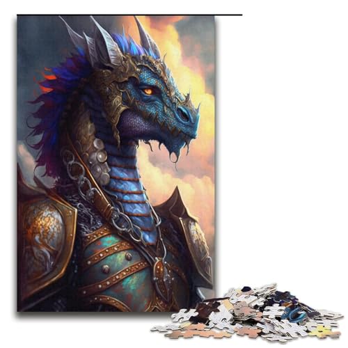 Puzzle für Erwachsene mit 1000 Teilen, Weltraumdrache-Puzzle, stärkt die Liebe zwischen Paaren, für Teenager ab 14 Jahren (Größe 38 x 26 cm) von WGLINGX