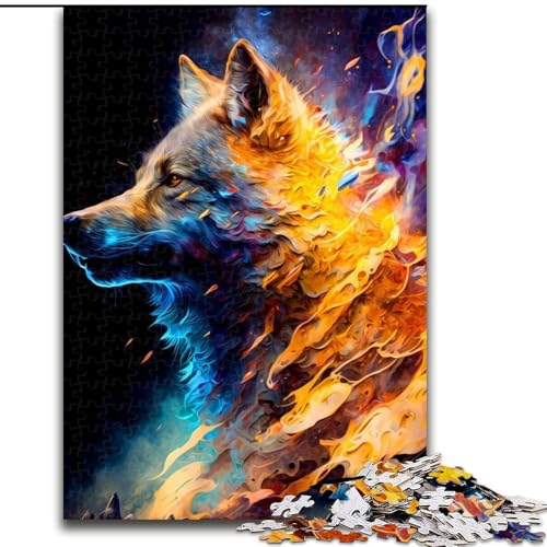Puzzle für Erwachsene mit 1000 Teilen, Wolf-Puzzle, 1000 Teile, anspruchsvolles Denkspiel für Teenager, perfekt als Heimdekoration oder Geschenk, Größe 26x38cm Puzzle für Erwachsene mit 1000 Teilen, Wolf-Puzzle, 1000 Teile, anspruchsvolles Denkspiel für Teenager, perfekt als Heimdekoration oder Geschenk, Größe 26x38cm von WGLINGX