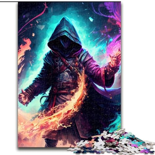 Puzzle für Erwachsene mit 1000 Teilen, Zauberer, Hexenmeister, Magier, 1000 Teile, anspruchsvolles Denkspiel für Teenager, perfekt als Heimdekoration oder Geschenk, Größe 26x38cm Puzzle für Erwachsene mit 1000 Teilen, Zauberer, Hexenmeister, Magier, 1000 Teile, anspruchsvolles Denkspiel für Teenager, perfekt als Heimdekoration oder Geschenk, Größe 26x38cm von WGLINGX