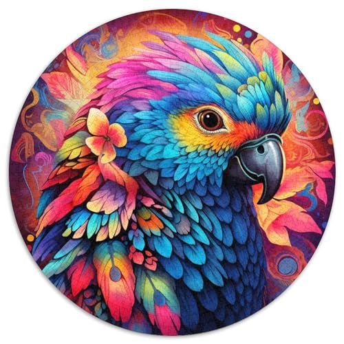 Puzzle für Erwachsene mit Tieren, Vögeln und Papageien, 1000-teiliges Kartonpuzzle, perfekte Dekoration für Zuhause oder das Büro, (67,5x67,5cm) von WGLINGX