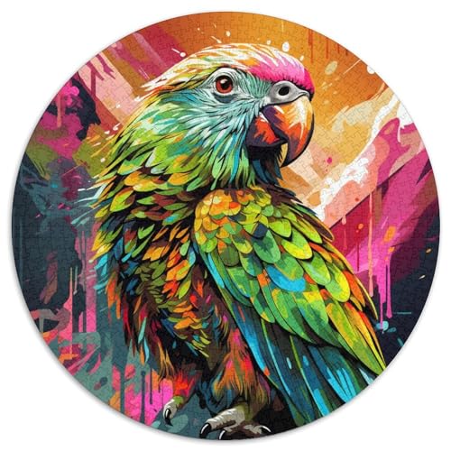 Puzzle für Erwachsene mit Tieren, Vögeln und Papageien, 1000-teiliges Kartonpuzzle, perfekte Dekoration für Zuhause oder das Büro, (67,5x67,5cm) von WGLINGX