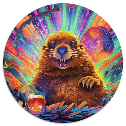 Puzzle für Erwachsene mit Tiermotiven von Meerschweinchen, 1000 Teile, Eltern, Partner, Freunde – ab 14 Jahren (67,5x67,5cm) von WGLINGX