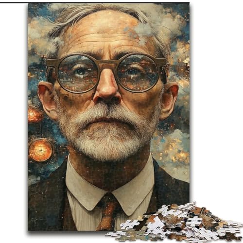 Puzzle mit 1000 Teilen, Fantastische Ideen, Puzzle mit 1000 Teilen, Spaß für die ganze Familie, Basteln, perfekt für Geburtstage, Feiertage (Größe 50x75cm) von WGLINGX