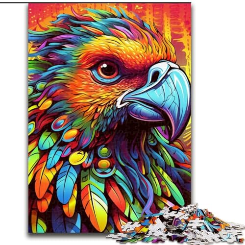 Puzzle mit 1000 Teilen, Papagei, 1000-teiliges Puzzle, perfekt für Teenager und Familien, (Größe 50x75cm) von WGLINGX